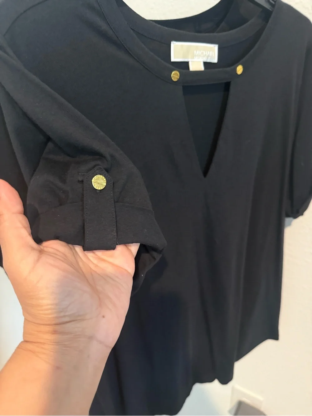 Set of two Michael Kors Black tops , Short-Sleeves